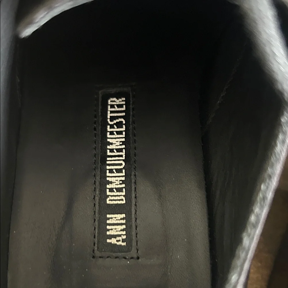 Ann Demeulemeester Black Men's Derby Lace-Up Shoes